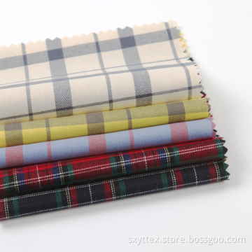 Colorful Yarn Dyed Cotton Lady's Shirt Fabric
